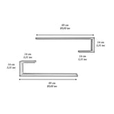 Hockey Living Lounge Bedroom Floating Shelves (Set of 2) - waseeh.com